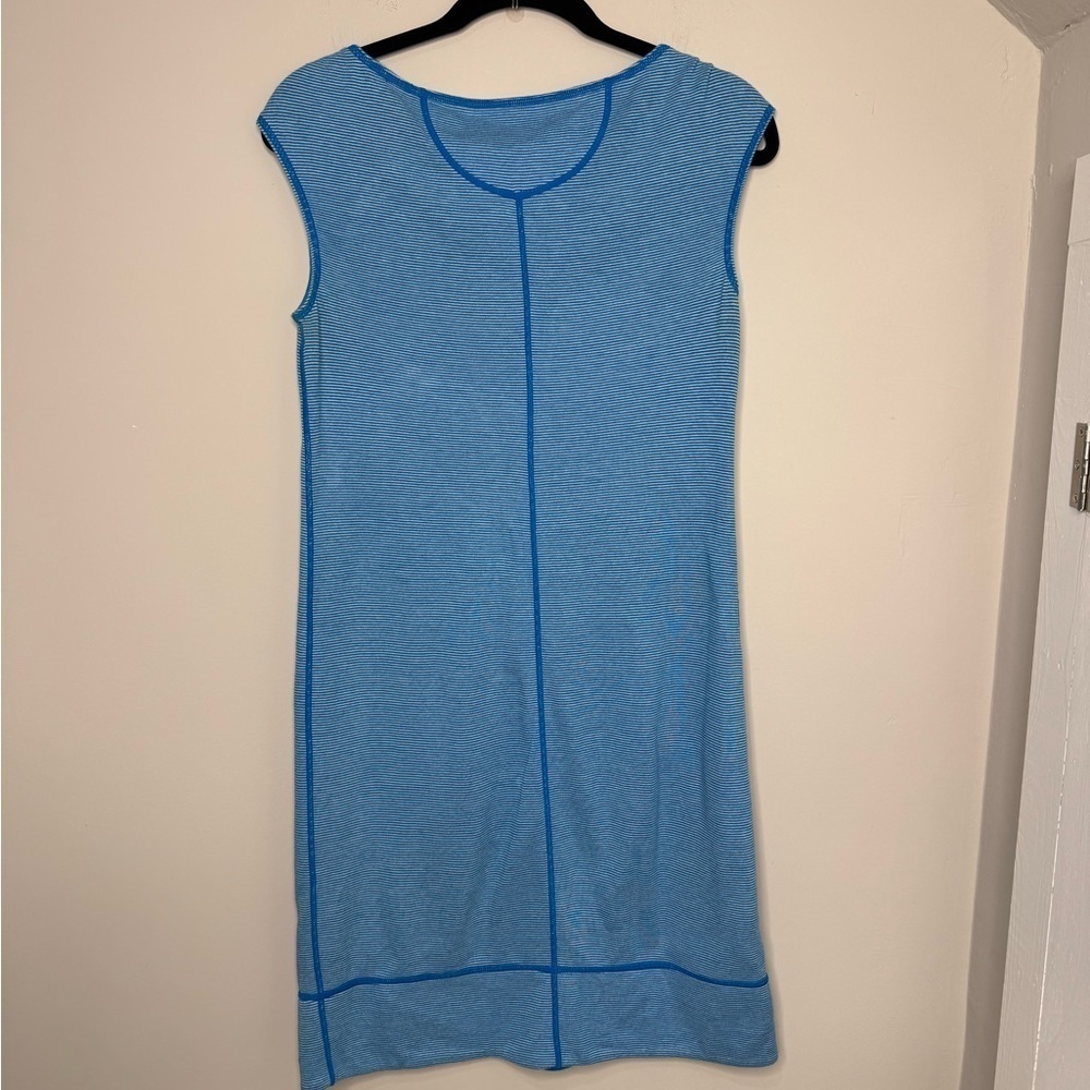 Tommy Bahamma Ocean Blue Pinstripe T-shirt Dress (4-6) - Picture 3 of 7